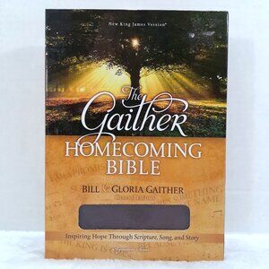 Gaither Homecoming Bible NKJV 2012 Embossed Leathersoft Cover Gift NIB NEW